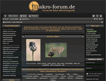 Tablet Screenshot of makro-forum.de